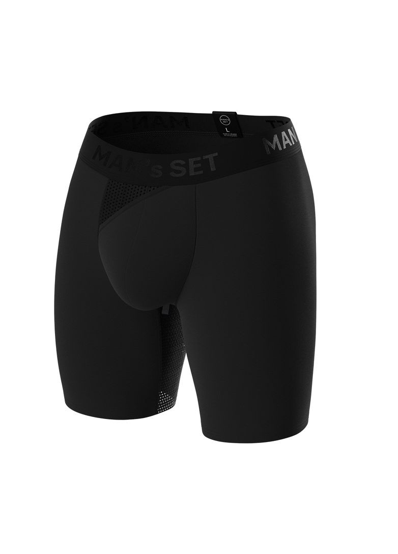 Мужские анатомические боксеры из хлопка с сеткой,, BTL140-01 MAN's SET Anatomic Long 2.0 Light, Black Series (366575367)