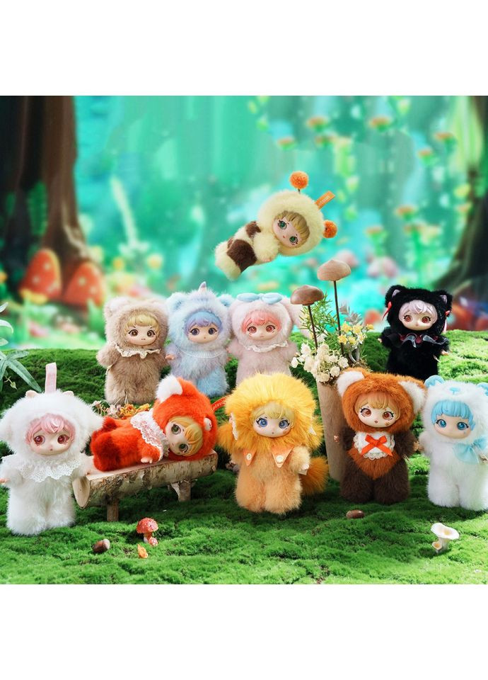 Колекційна м'яка іграшка з кільцем "Паті звіряток" 17Zl-0601 серії "Ziyuli" POP TOP (366421267)