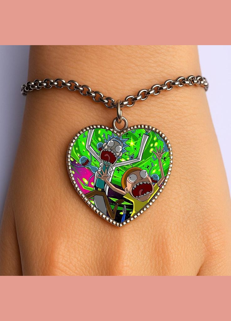 Браслет Рік і Морті #004 (серце) No Brand (329331231)