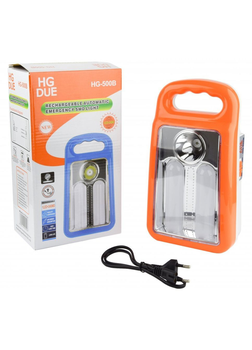 Автономная лампа для кемпинга аккумуляторная, фонарь настольный с несколькими режимами белое свечение HG 500B VTech (371772607)