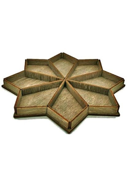 Менажниця з дерева Посоле маслина (МЕН-001438) No Brand (327850075)