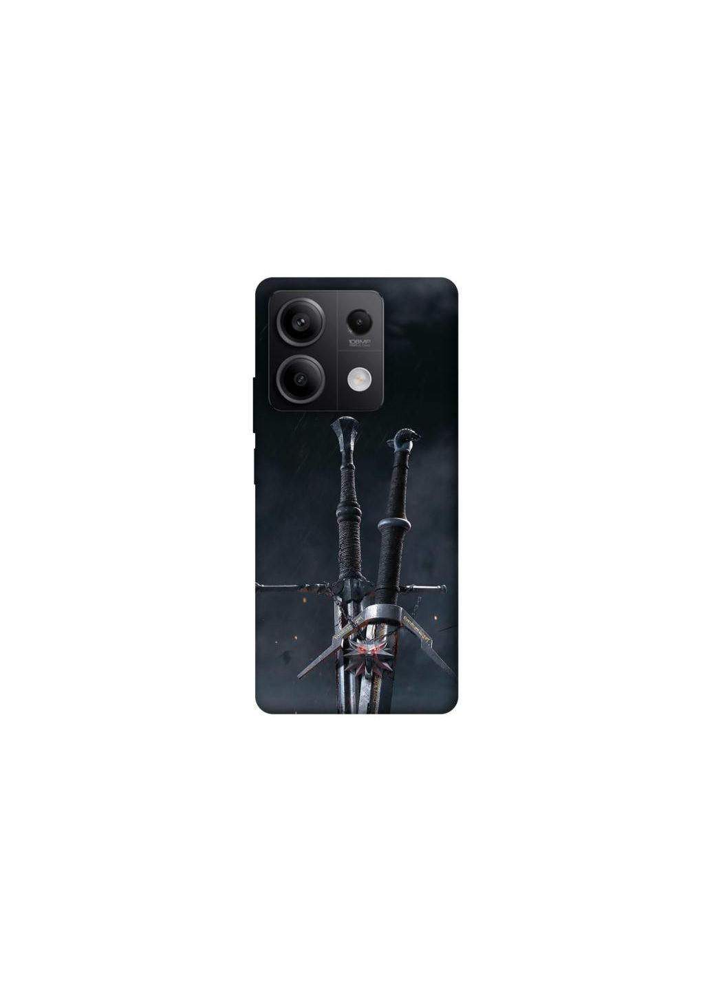 Чехол на Xiaomi Redmi Note 13 5G Мечи Ведьмака Frontalka (354200029)
