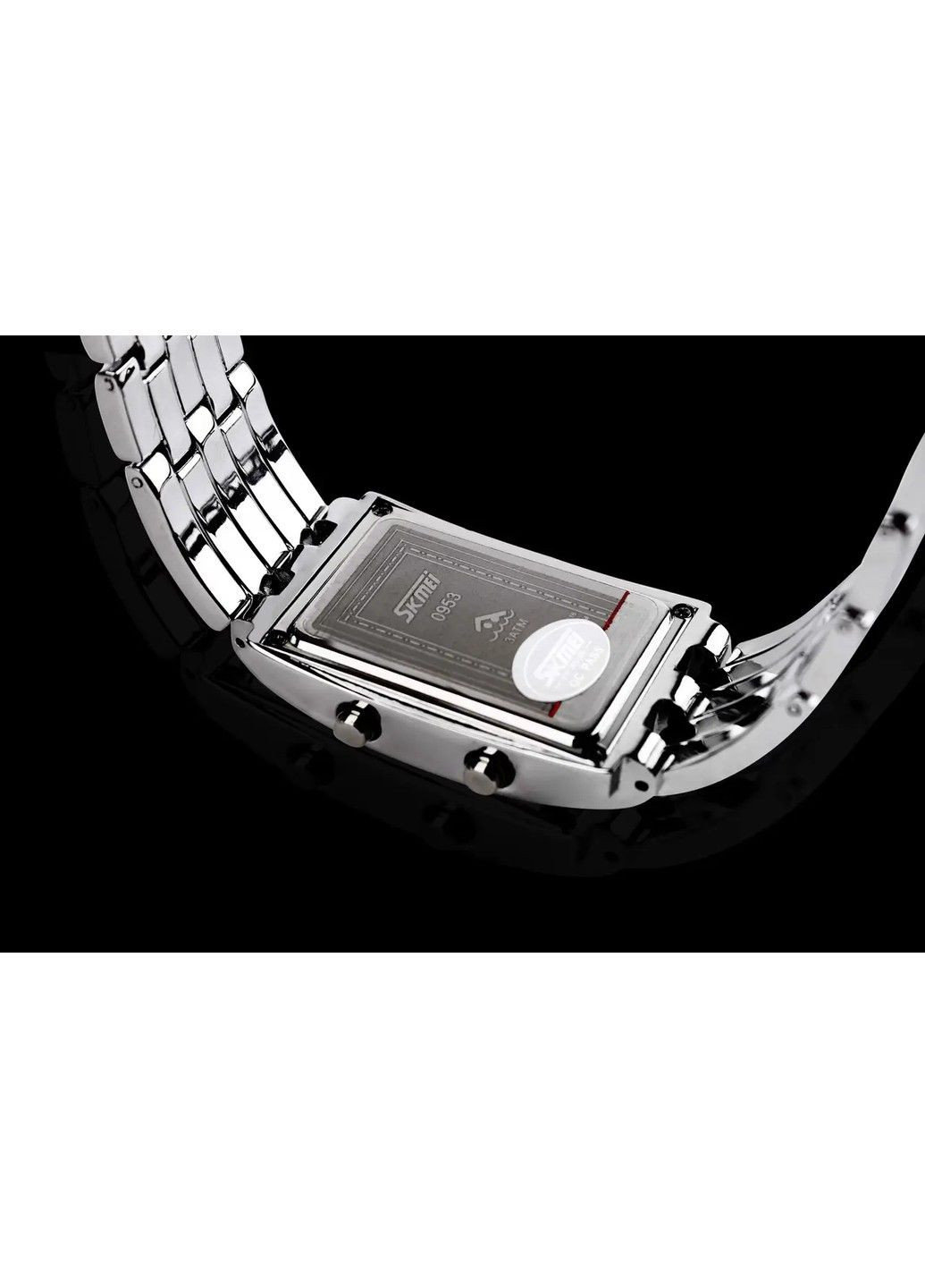Унікальний чоловічий годинник 0953 (Сріблястий) Skmei (314483940)