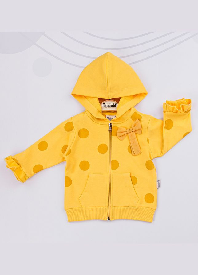 Кофта З Карманами 16797 Жовтий Miniworld (306546510)