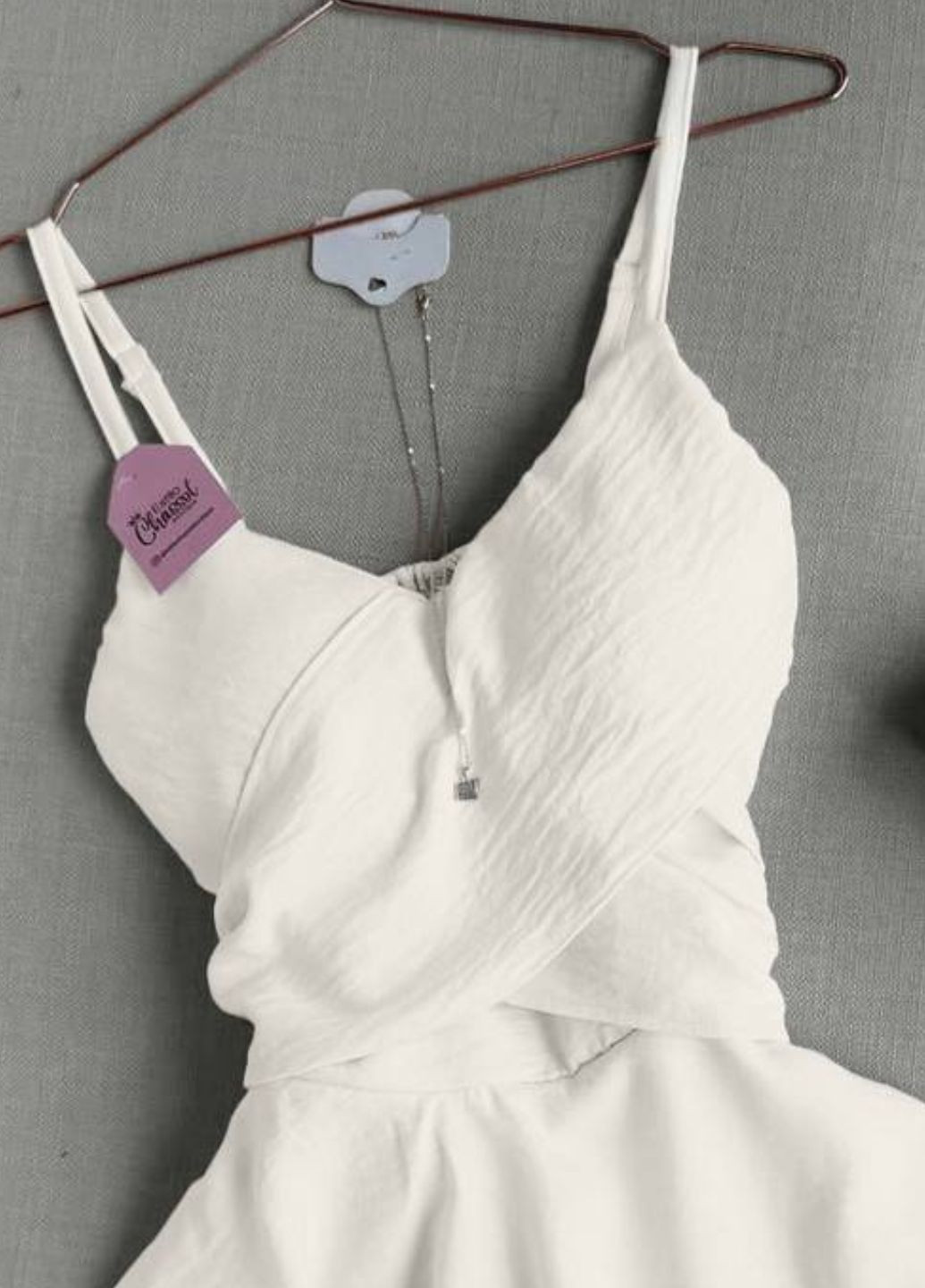 Комбинезон-платье с шортами и на тонких бретелях Tik-Tak комбинезон-шорты однотонный молочный повседневный лен