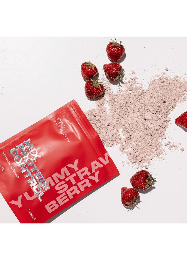 Mix Protein Control Yummy STRAWBERRY – низкокалорийный питательный коктейль, 145 г Чойс CHOICE (351855837)