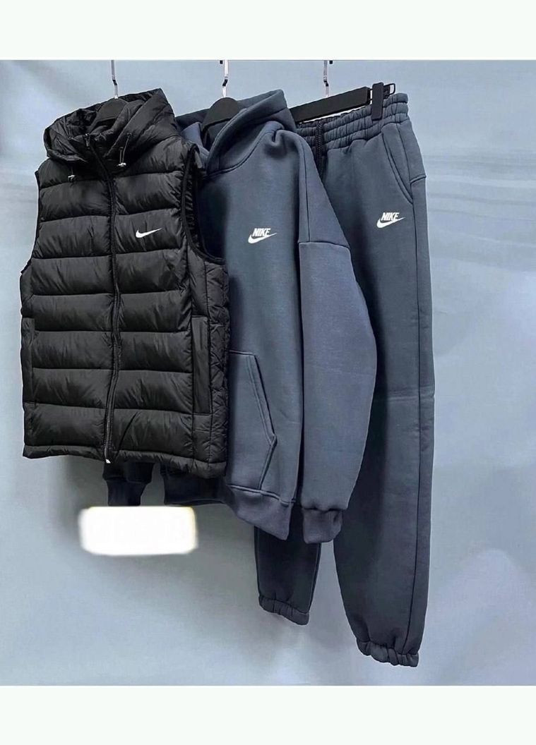 3 в 1 Костюм+Жилет тринитка на флісі, жилет плащівка «Канада» + 200 Синтепон No Brand (315494314)