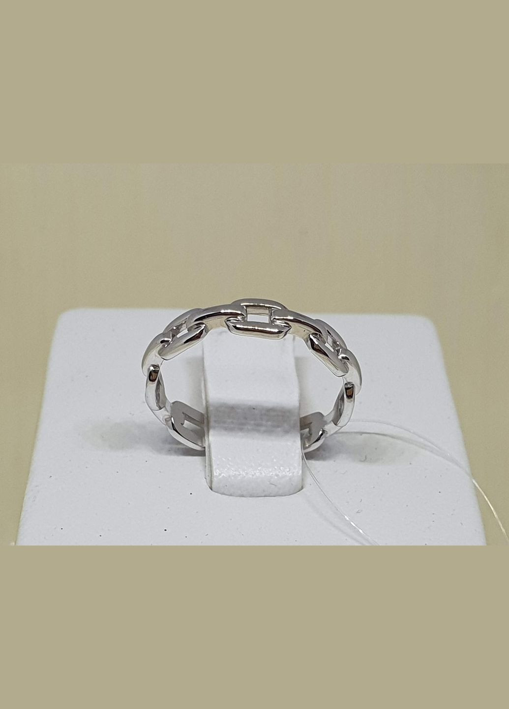 Серебряное незапертое кольцо. 2814С 14 Dear (300078259)