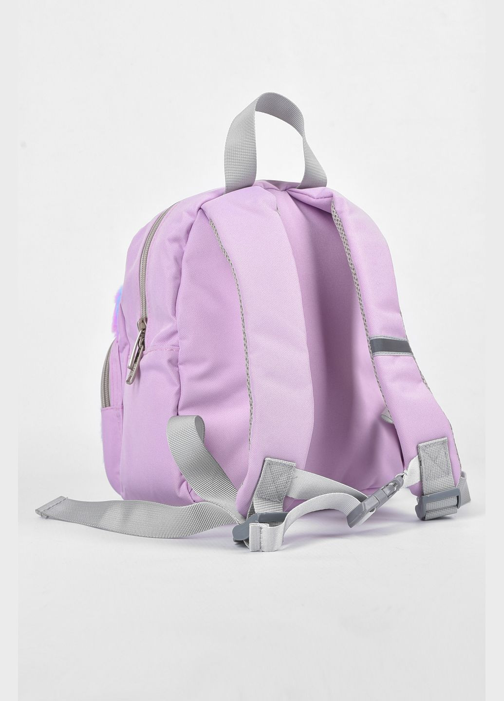 Рюкзак дитячий текстильний фіолетового кольору Let's Shop (308017752)