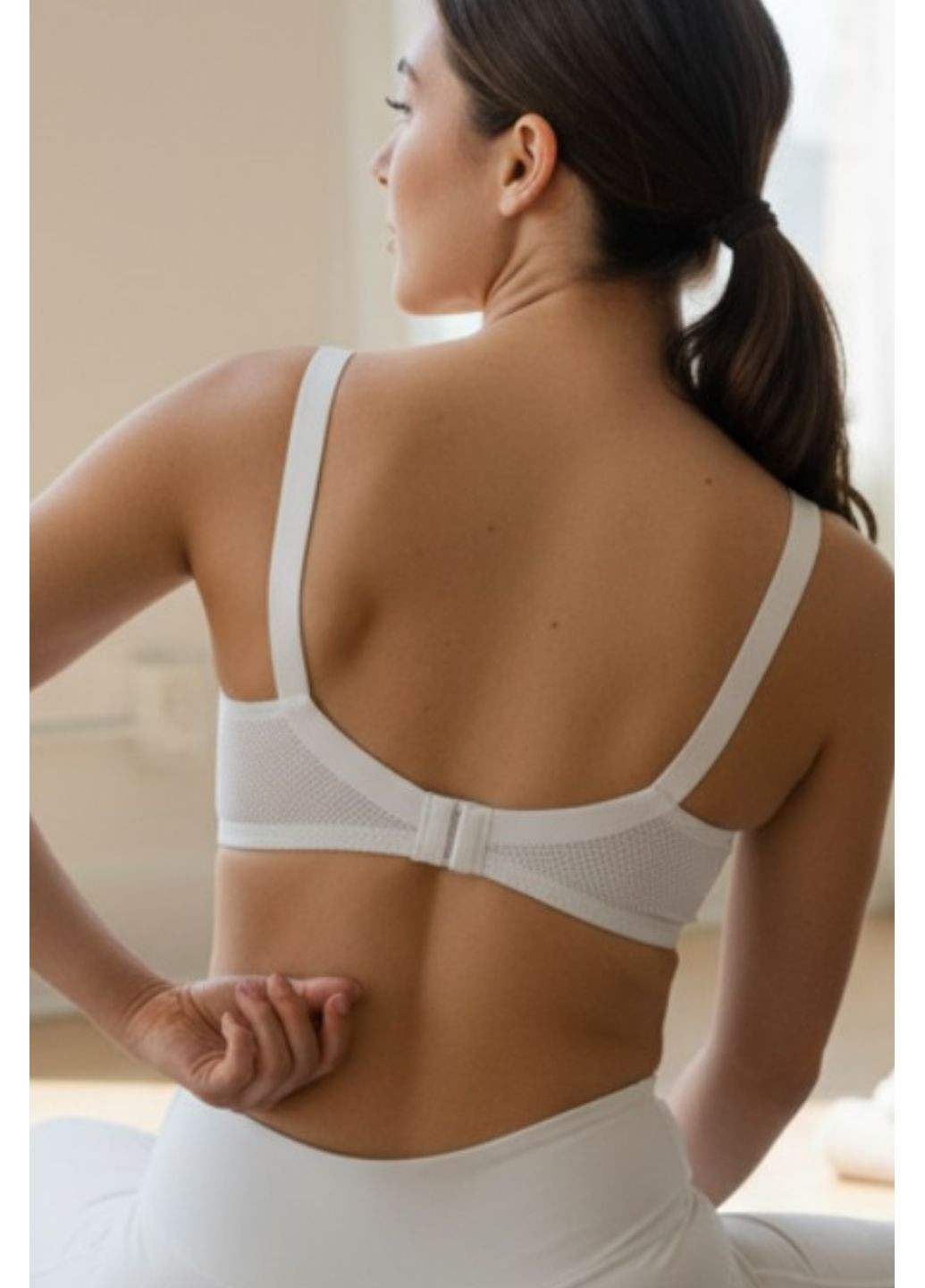 Белый балконет кружевной бюстгальтер emma FS с косточками