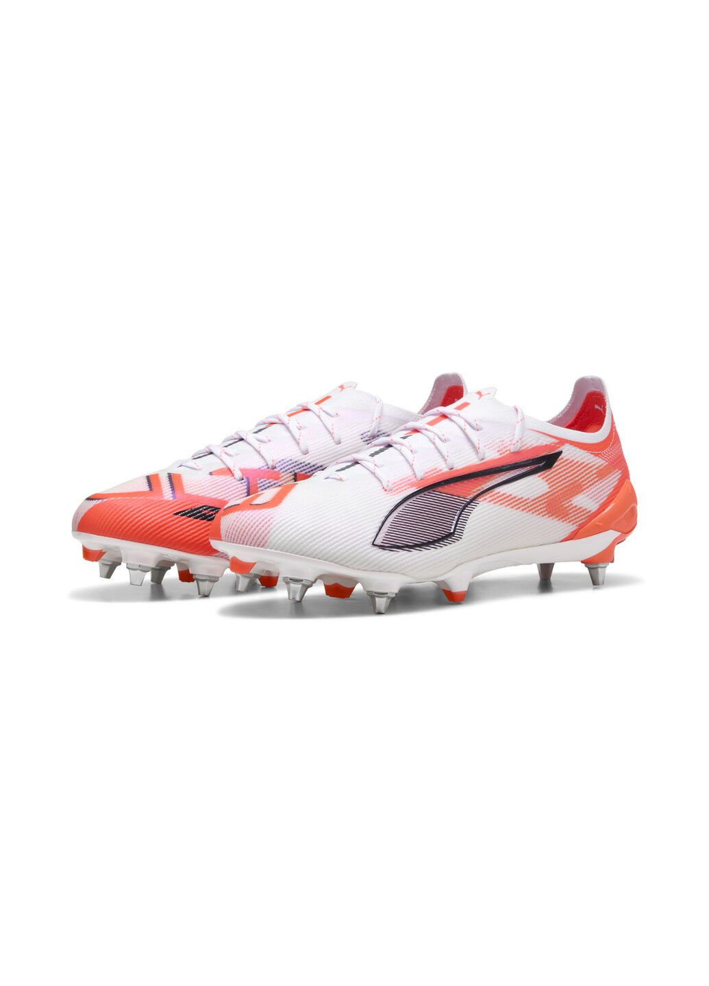 Белые бутсы ultra 5 ultimate mxsg football boots Puma