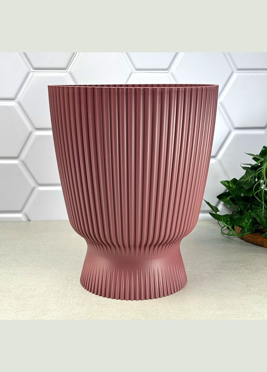 Горщик пластиковий Milly DMIL220 6,7 л марсала Prosperplast (365815166)