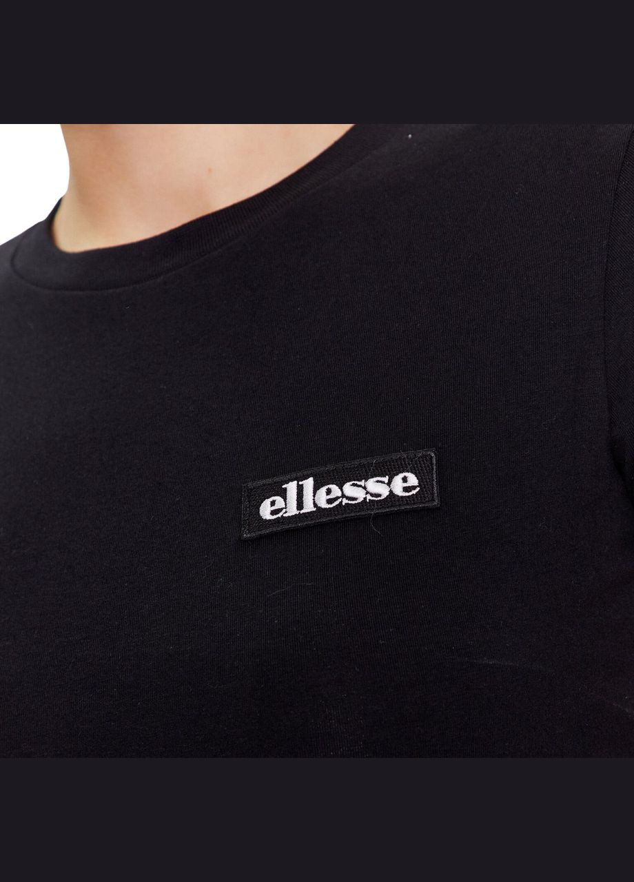 Черная демисезон футболка chelu crop t-shirt sgr17949-011 Ellesse
