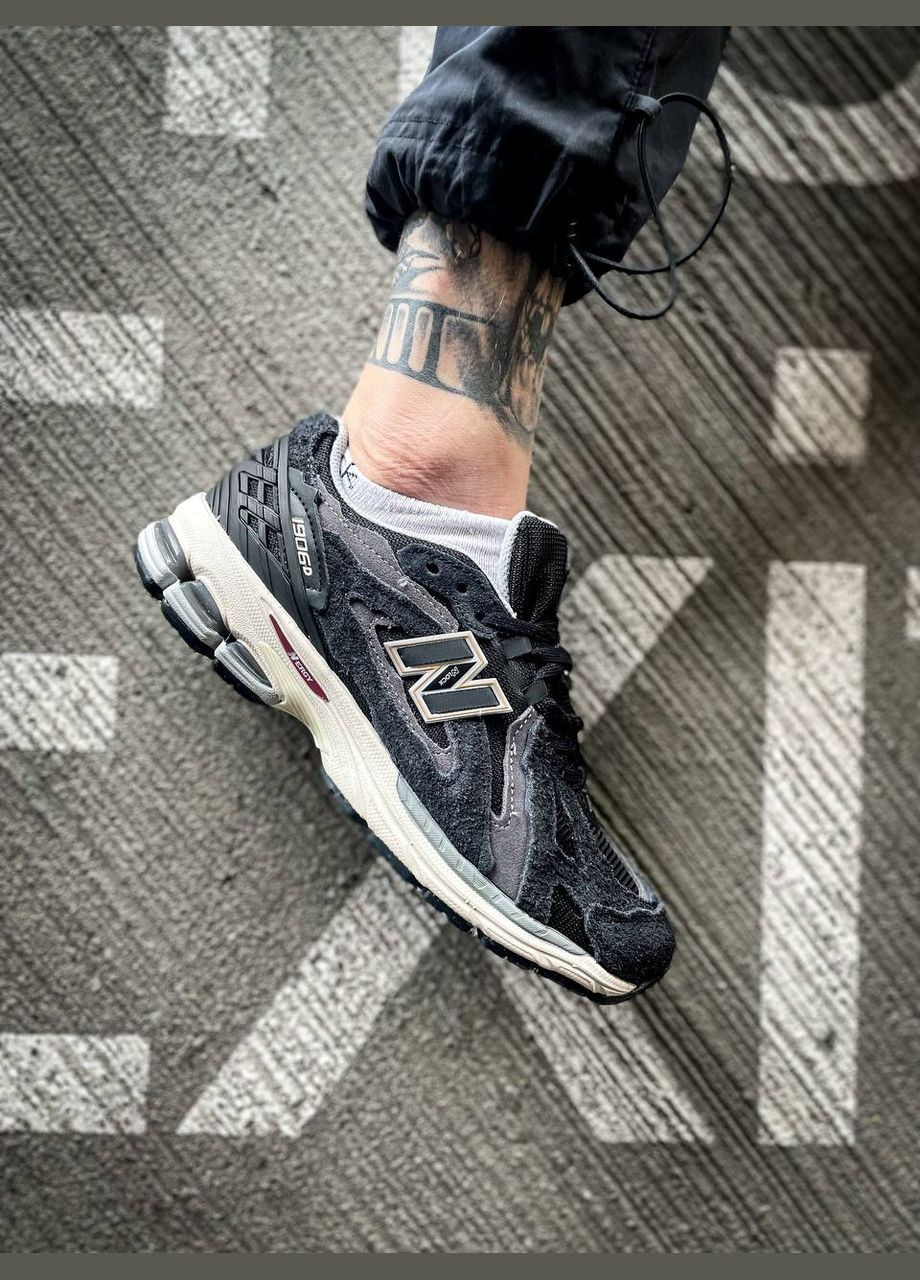 Чорні Осінні кросівки чоловічі і жіночі new balance 1906d protection pack black gray | нью беланс 1906d протекшн пак чорні сірі No Brand