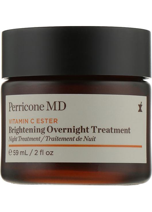 Освітлювальний нічний крем Vitamin C Ester Brightening Overnight Treatment 59ml (776004-19906) Perricone MD (368635699)