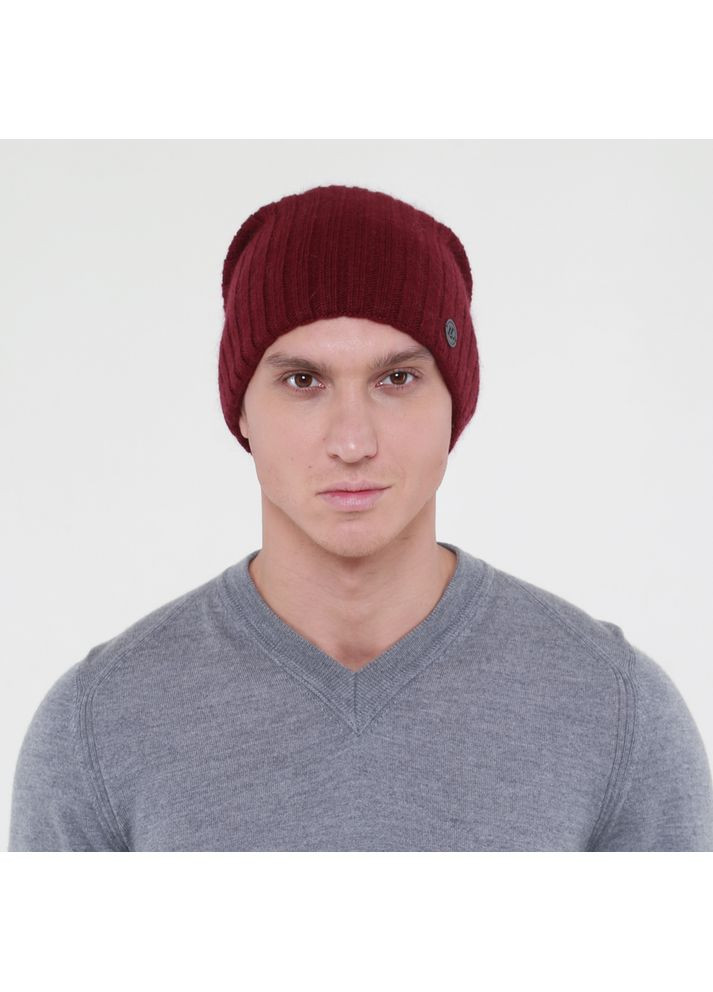 Шапка колпак мужская шерсть бордовая LIORA 947-285 LuckyLOOK 947-285M (322791564)