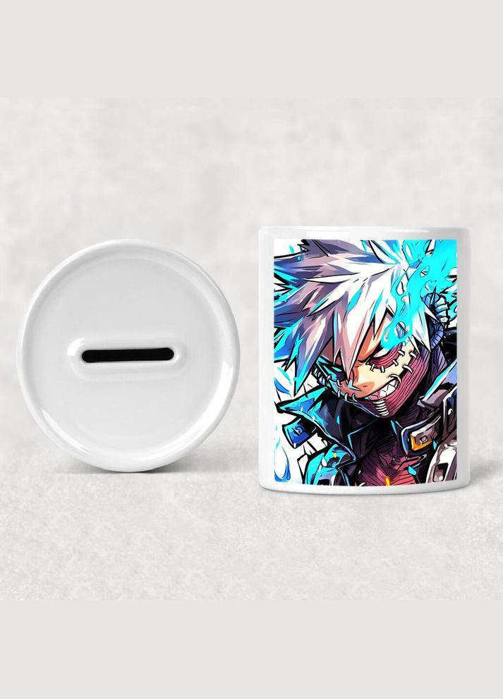 Копилка для денег Аниме Моя геройская академия #0009 белая керамическая No Brand (315046501)