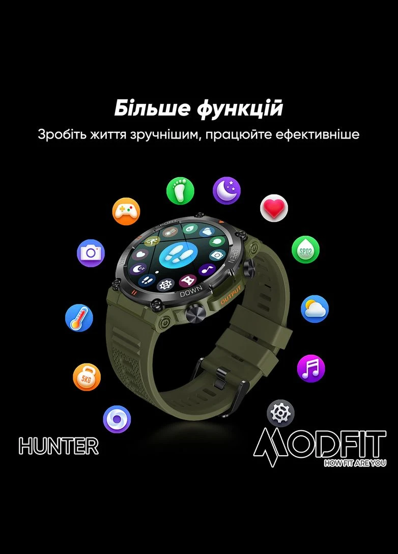 Hunter Army Green 36 мм. Modfit (372950321)