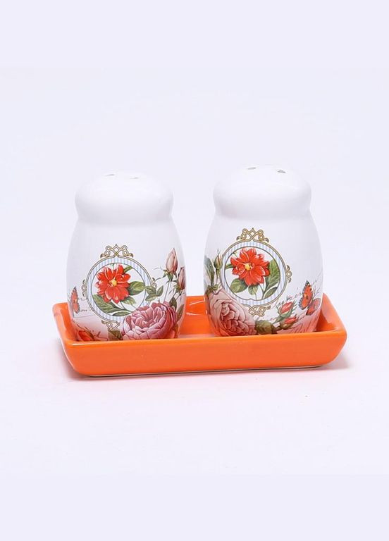 Набір для спецій "Літо в Європі" сіль і перець на керамічній підставці Bona (329893201)