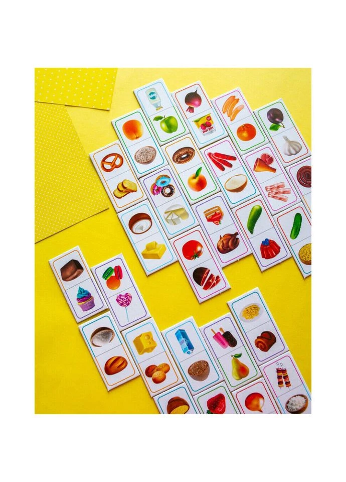 Детская настольная игра "Домино. Продукты питания", 28 карточек 10109169 Ranok Creative (392274182)
