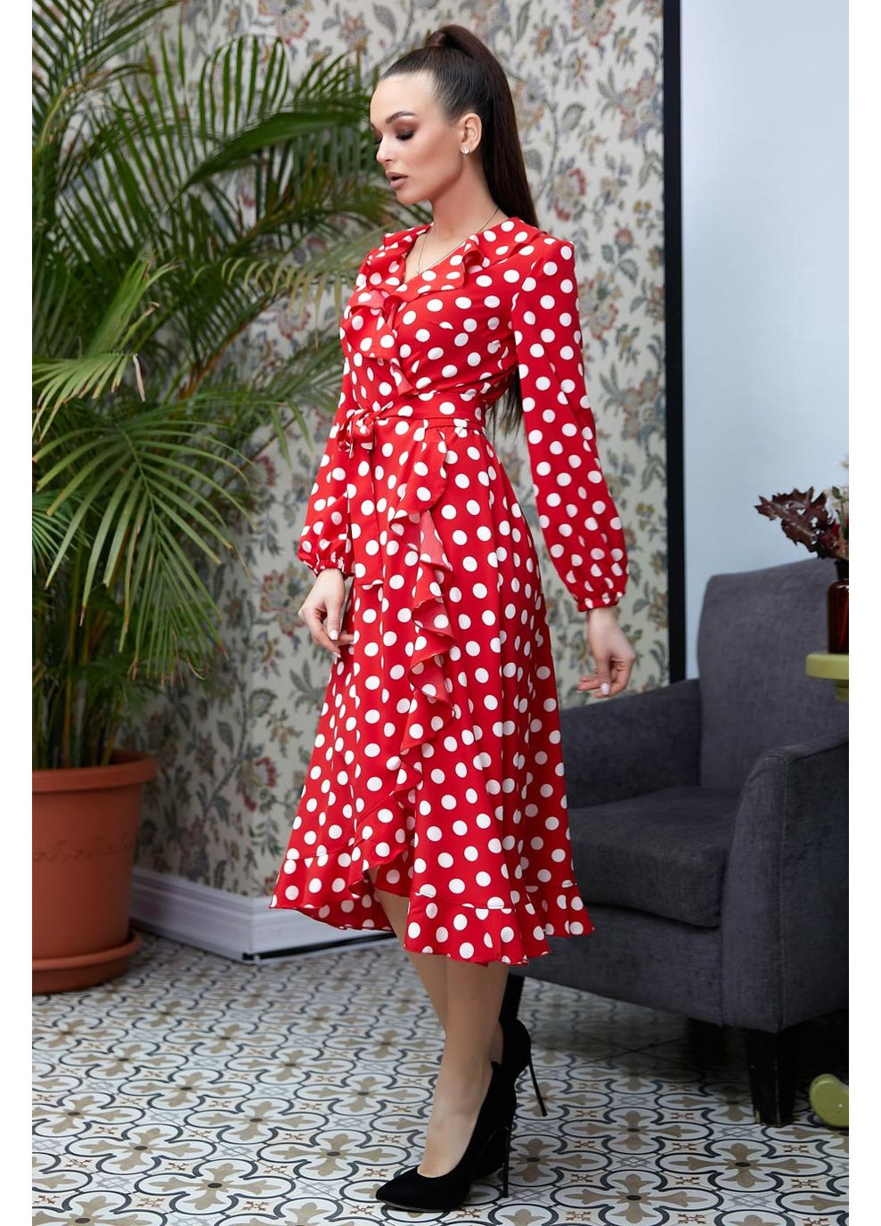 Красное платье 1321.4003 Seventeen