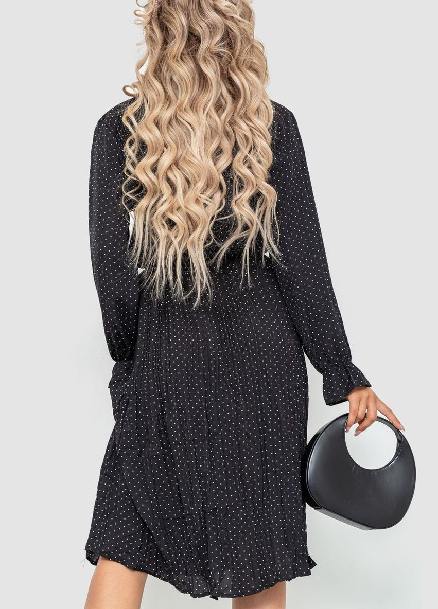 Черное платье свободного кроя шифоновое,, 204r701 Ager