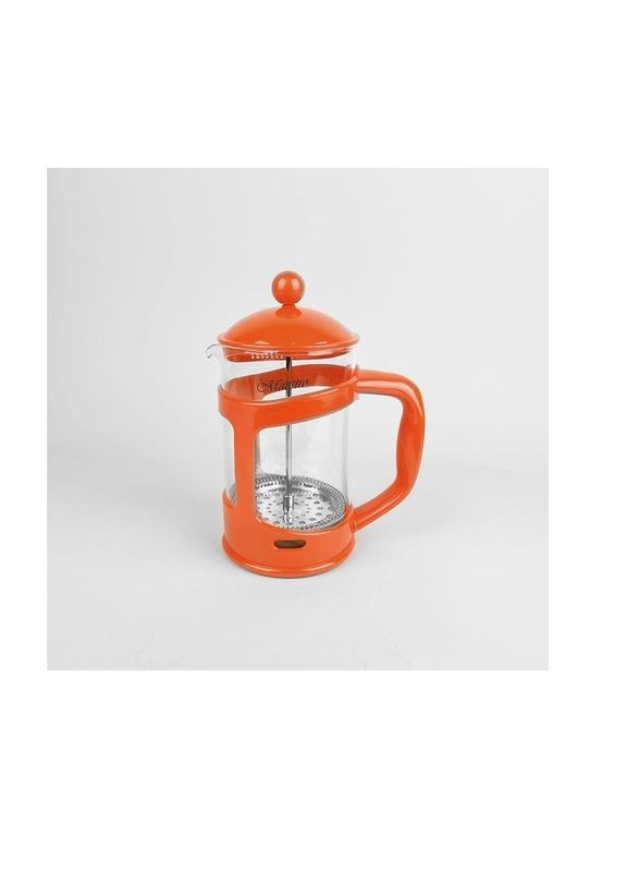 Френч-пресс (заварник) для чая и кофе 800 мл оранжевый Maestro (293247426)