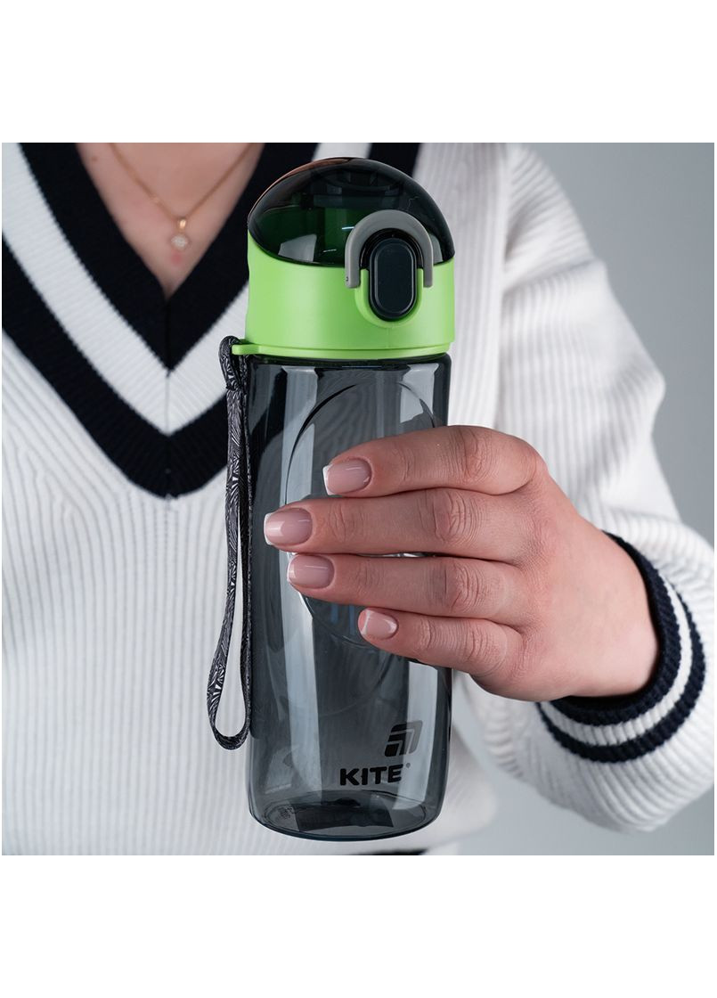 Пляшка для води 530 мл сіра Kite (329899354)