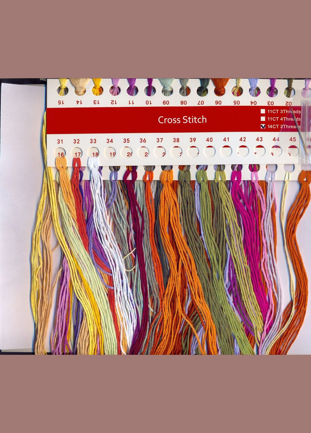 Набор для вышивания по нанесённой на канву схеме "The pottings on the windows 2". AIDA 14CT printed 56*27 см Joy Sunday (313613198)