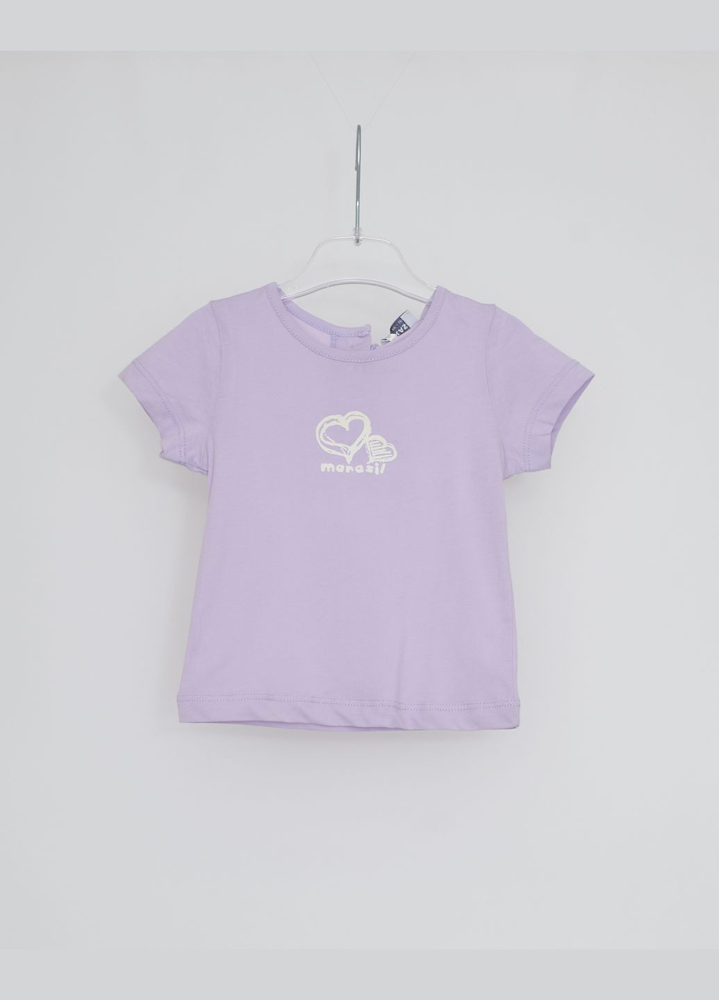 Светло-фиолетовая летняя футболка Marasil