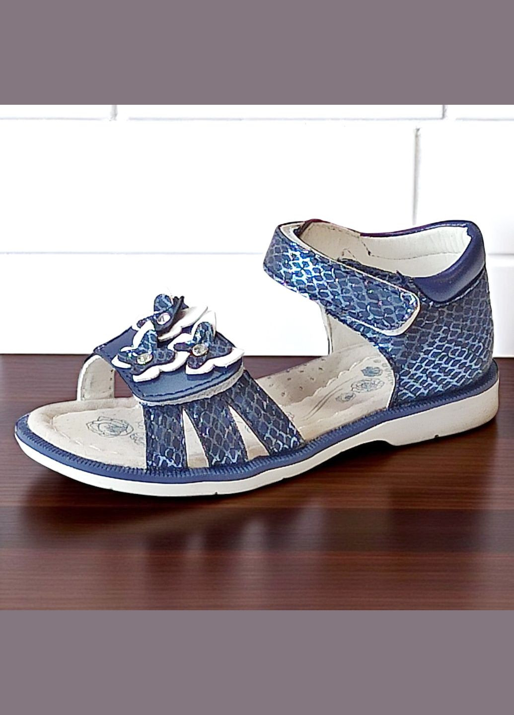 Ортопедичні босоніжки відкриті сандалії на липучках для дівчинки Клібі Clibee (333832219)