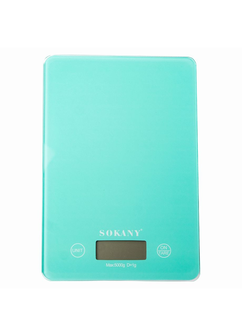 Кухонные весы Sokany SK-1 г9027M электронные до 5 кг кг мятные Jooki (360921332)