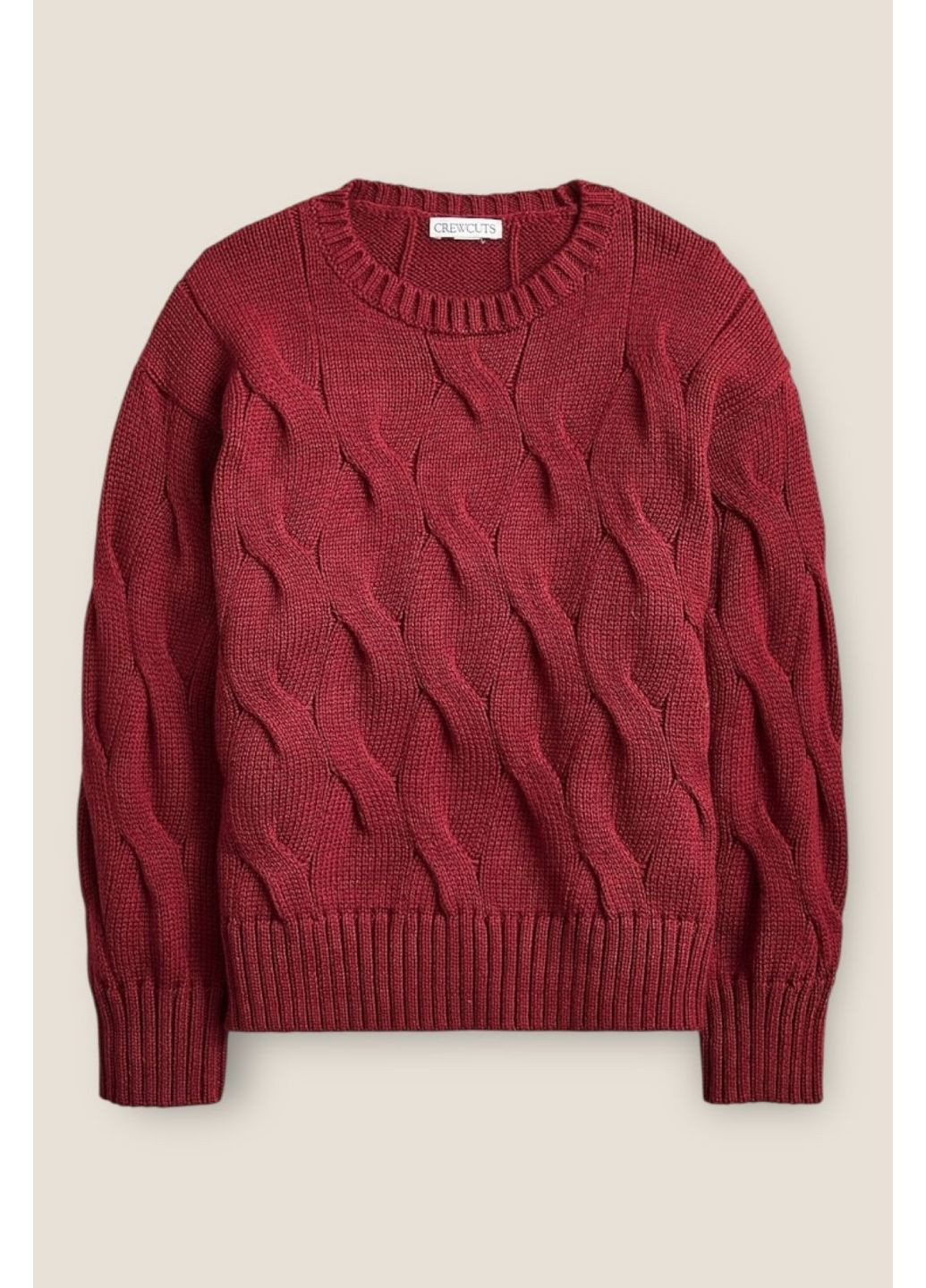 Бордовый демисезонный свитер Crewcuts