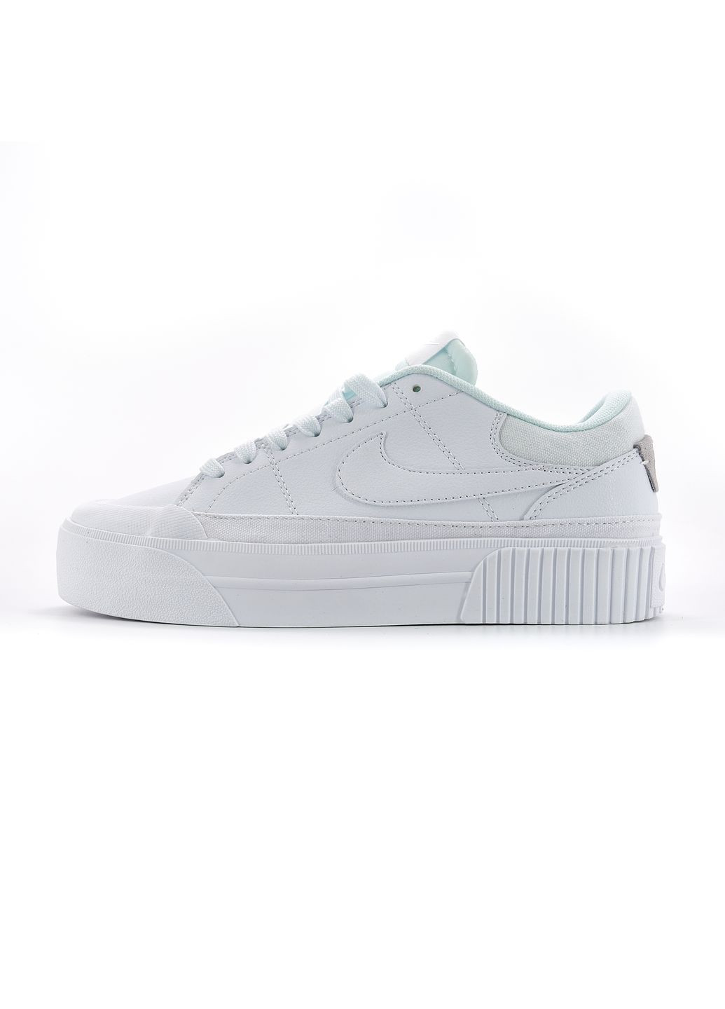 КРОСІВКИ ЖІНОЧІ NIKE COURT LEGACY WHITE НАЙК КОУРТ ЛЕГАСІ No Brand білі демісезони (367176507)