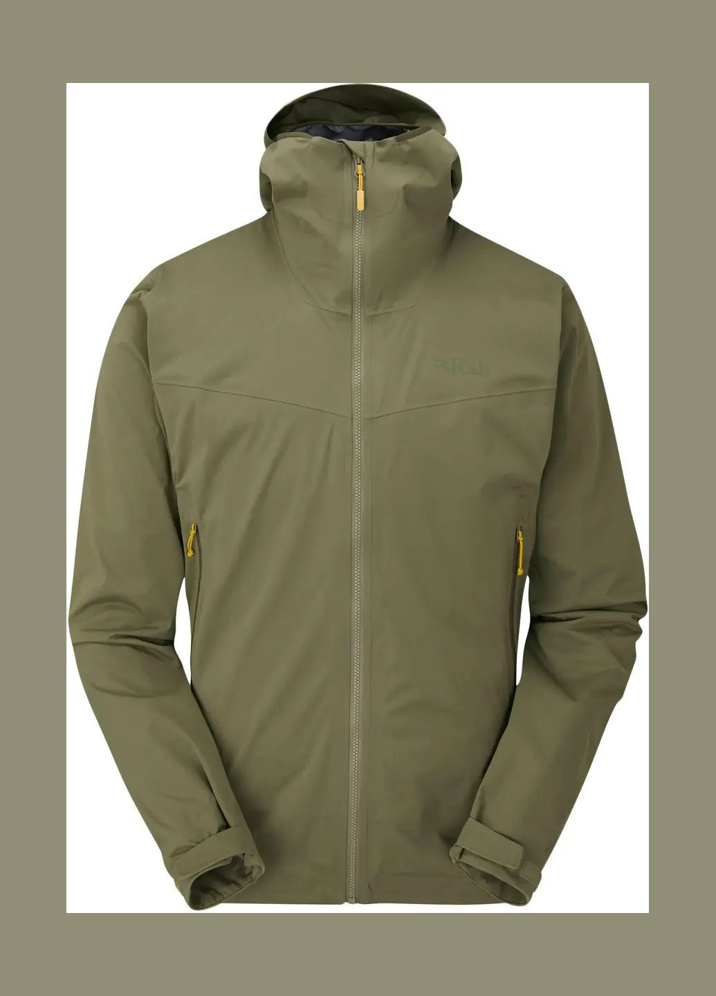 Комбінована демісезонна куртка kinetic 2.0 jacket light khaki Rab