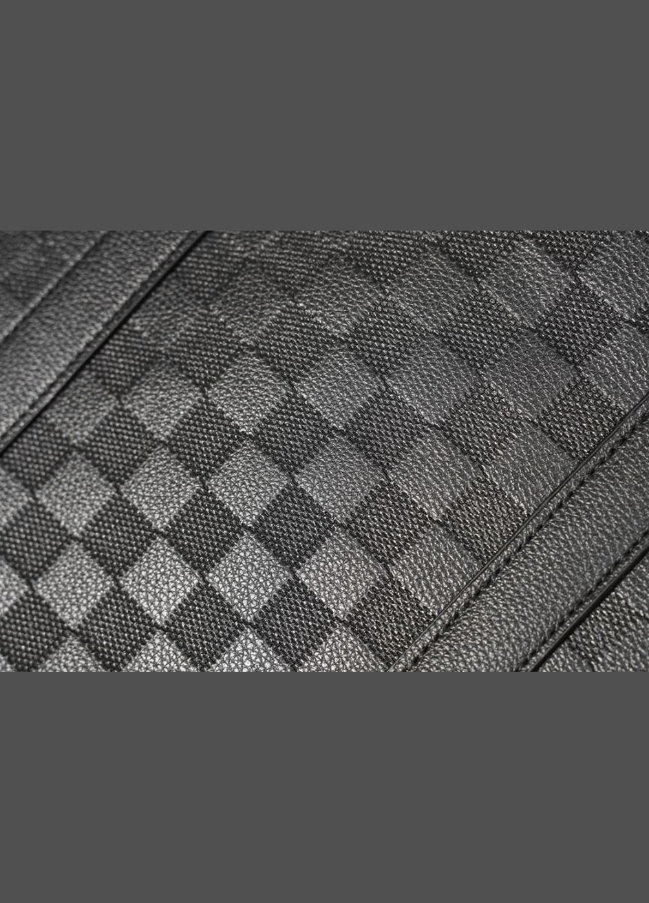 Чоловіча ділова сумка для документів стиль Луї Вітон карта чорна. Портфель для паперів No Brand (335053690)