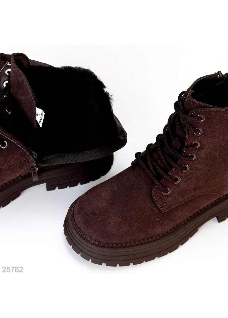 Зимние зимние ботинки Helen из натуральной замши