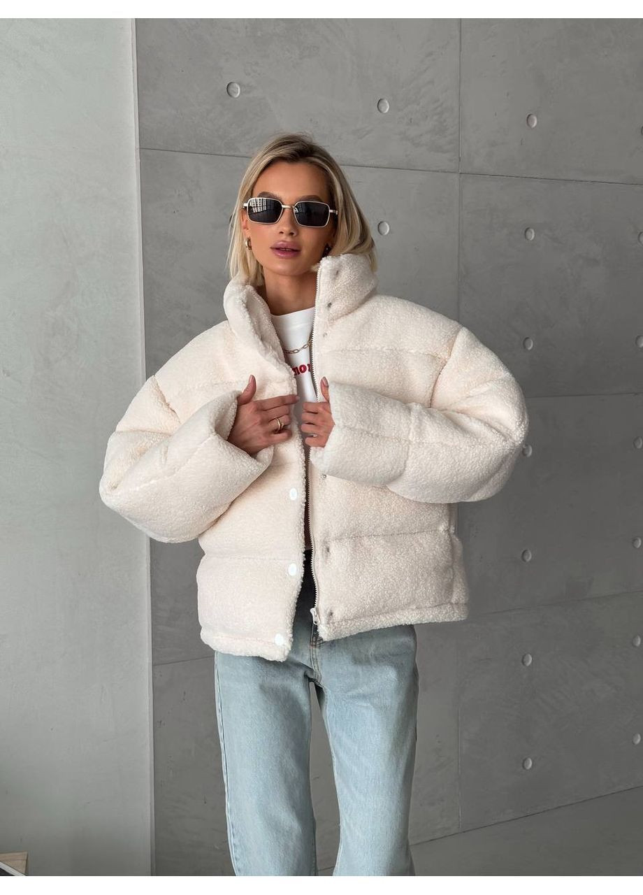 Молочная пуховик Chenille