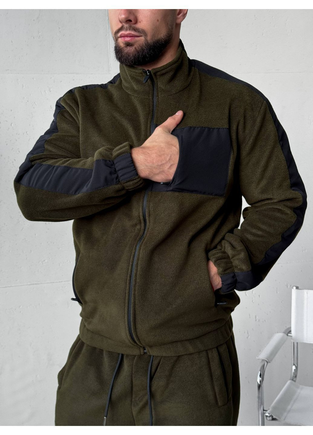 ❄️Зимовий чоловічий костюм Move фліс полар❄️ No Brand (366013395)