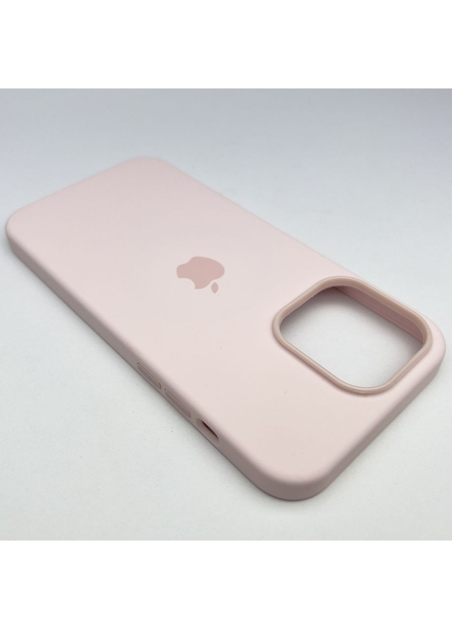 Чехол Silicone Case Magsafe на 14 PRO MAX Силикон микрофибра чехол из магсейфов для айфона 14 О МАКС Pink sand No Brand (369136866)