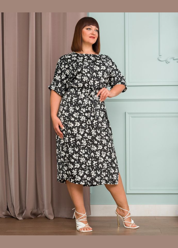 Черное платье 145180-4 Alenka Plus