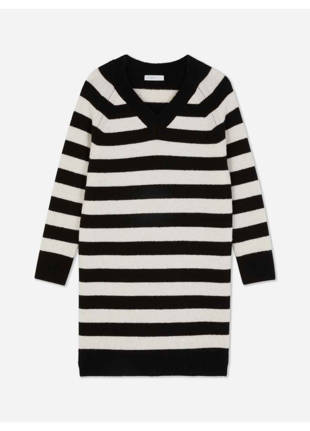 Черное платье демисезон,чорный-белый, Primark