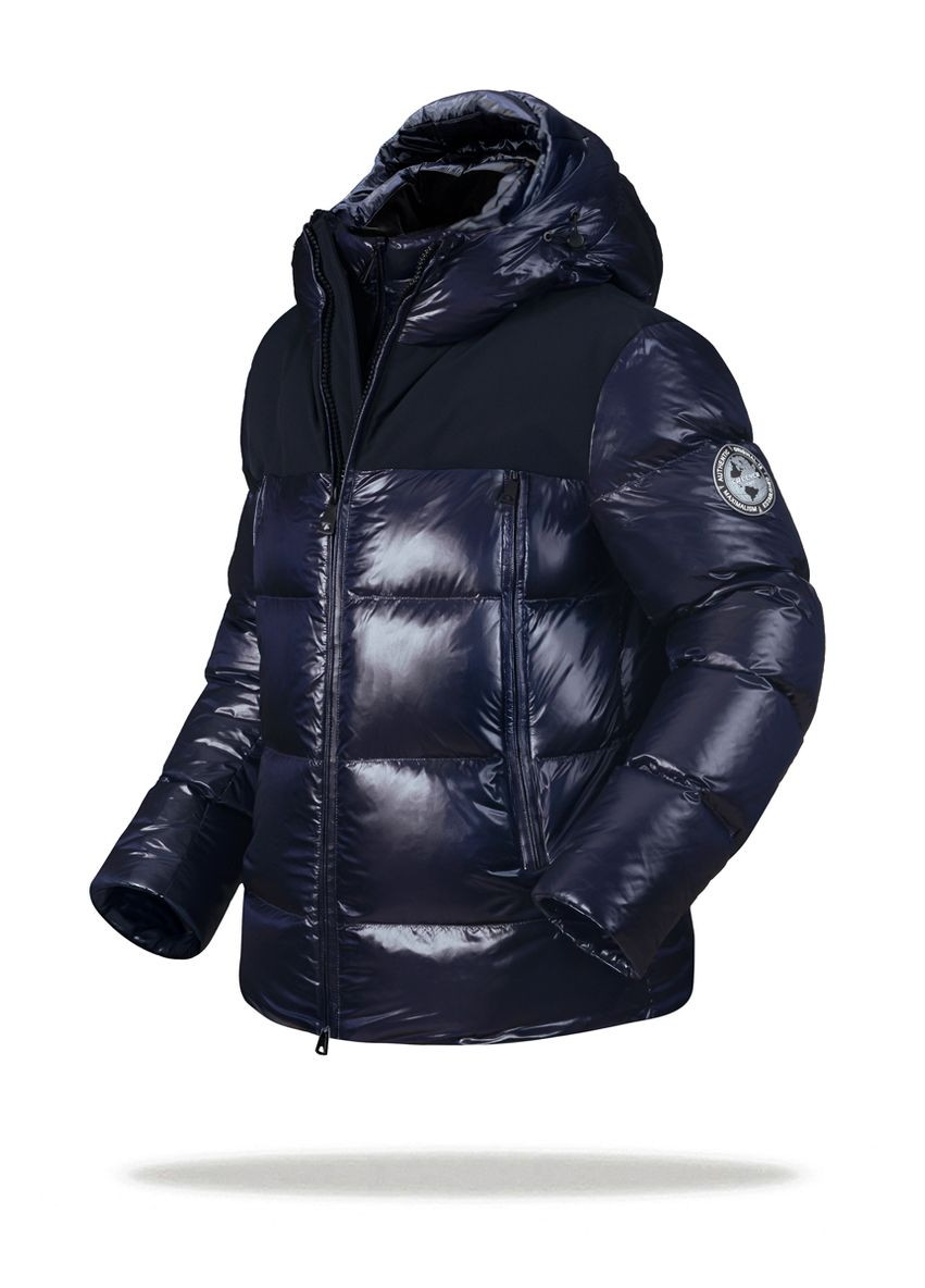 Синяя зимняя пуховик мужской nf 22722 Freever