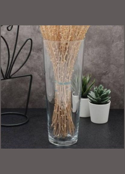 Скляна ваза для квітів Botanica 260 мм ПУ 43177 Декоративна скляна ваза Pasabahce (302312080)
