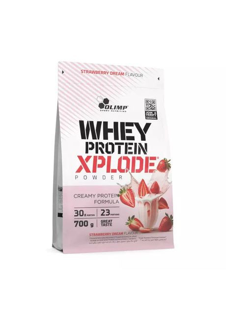 Протеїн Whey Protein Xplode 700 g (Strawberry) Olimp (322581786)