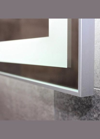 Дзеркало LED DE-M0061S1 Silver 120смх75см сенсорне включення + підігрів Dusel (316720445)