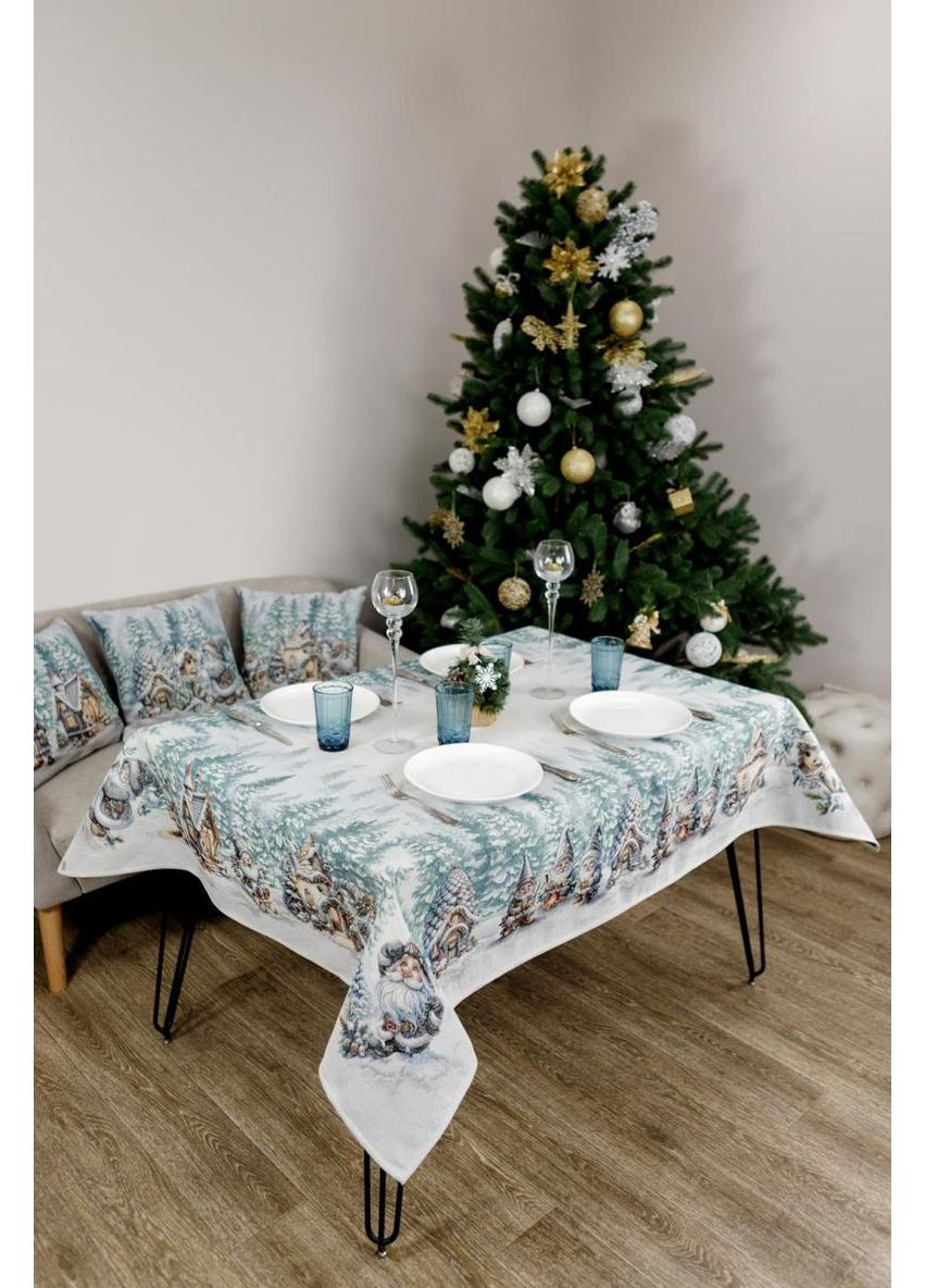 Скатерть гобеленовая Сказочные гномы 135х350 см Прованс (366969967)