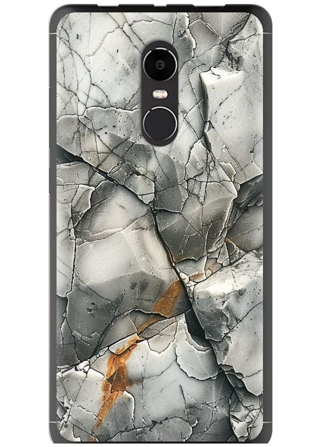 Силіконовий чохол 'Сірий мармур' для Endorphone Xiaomi Redmi Note 4X (285107106)