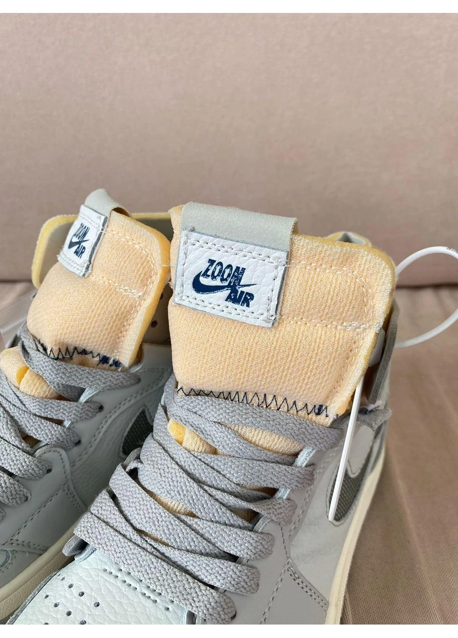 КРОССОВКИ ЖЕНСКИЕ NIKE AIR JORDAN 1 ZOOM COMFORT LONDON НАЙК АИР ДЖОРДАН No Brand комбинированные демисезоны (391065637)