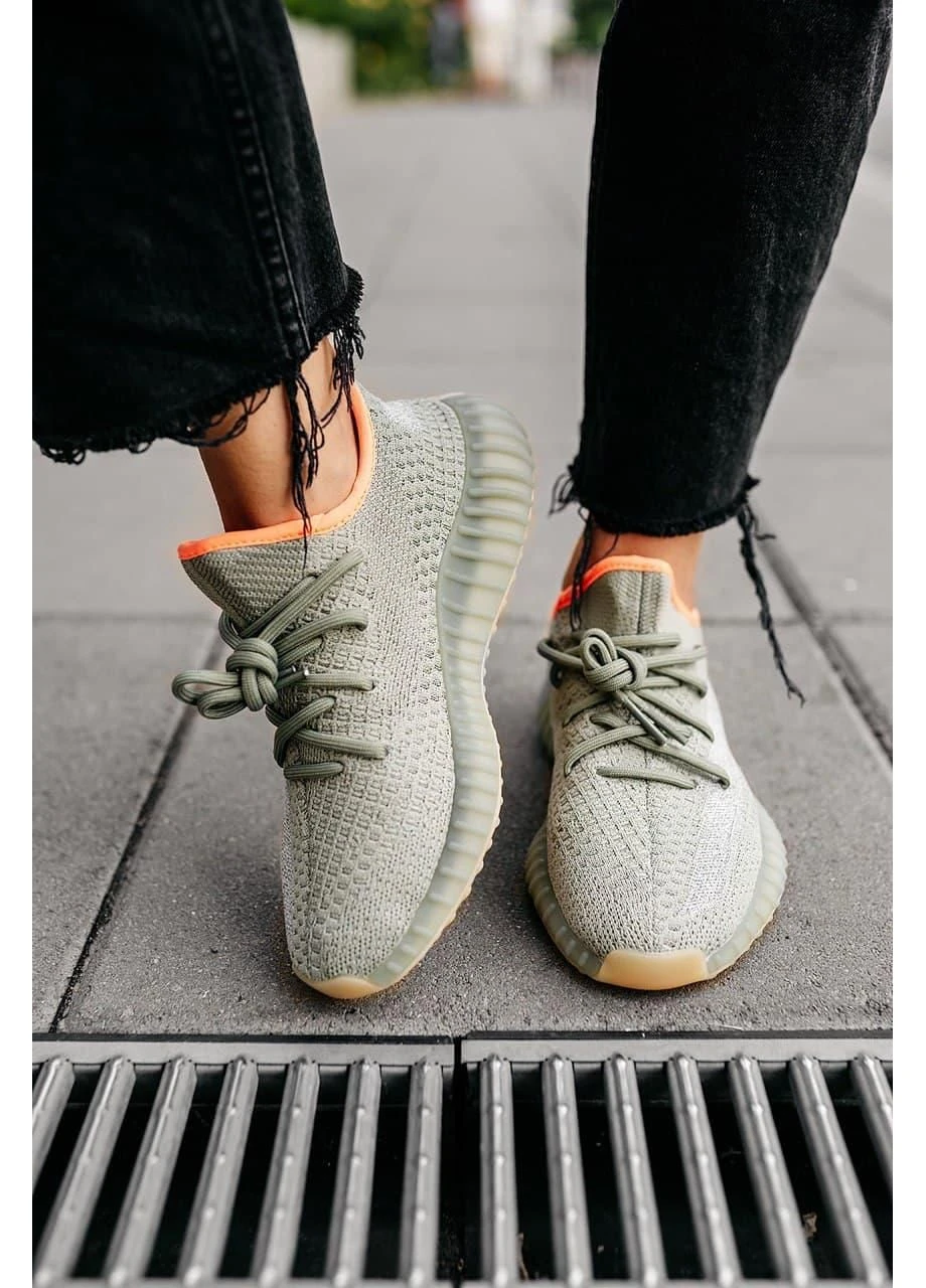 Цветные демисезонные кроссовки мужские adidas yeezy boost 350 v2 desert sage адидас изи буст No Brand